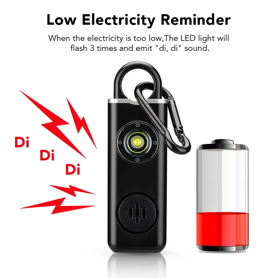 130dB Kendini Savunma Alarmı T - Personal Alarm Keychain incelemesi ve fiyatı